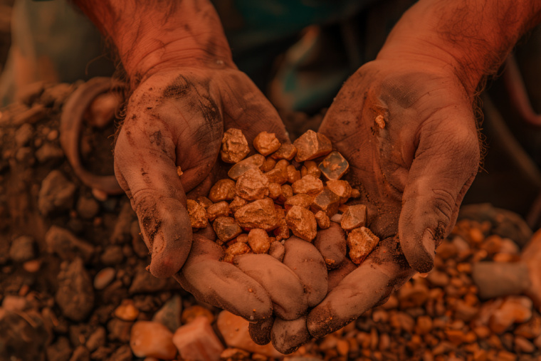 Cuando el oro brilla, pero la producción se apaga